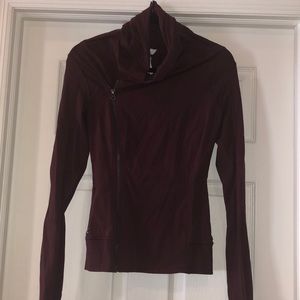 Lululemon cowl neck zip up